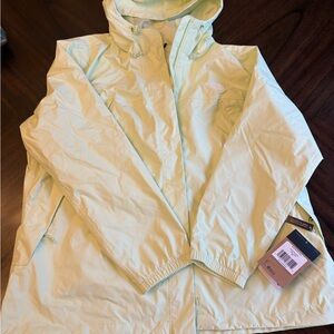 THE NORTH FACE Women's Waterproof Antora Jacket, Lime Cream, XX-Large New